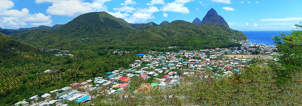 A view of Soufrière