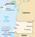Espa?ol: Mapa de Guinea Ecuatorial en espa?ol English: Map of Equatorial Guinea in Spanish Македонски: Карта на Екваторска Гвине?а на шпански.